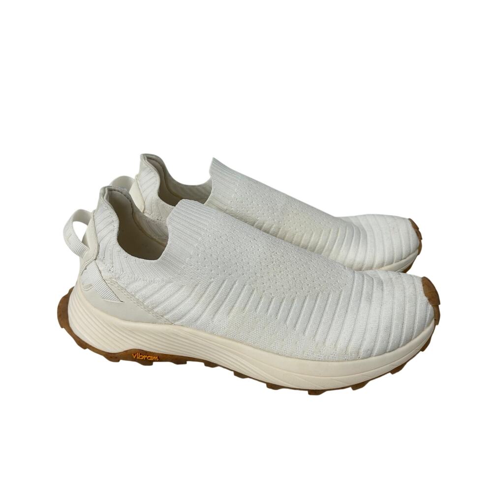 Merrell Embark Moc Shoes Women’s 10.5 White Gum Slip On FloatPro Vibram Sole